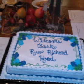 Welcome Back, Rev. Richard Hood
